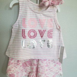 Girl's Jessica Simpson Short Set